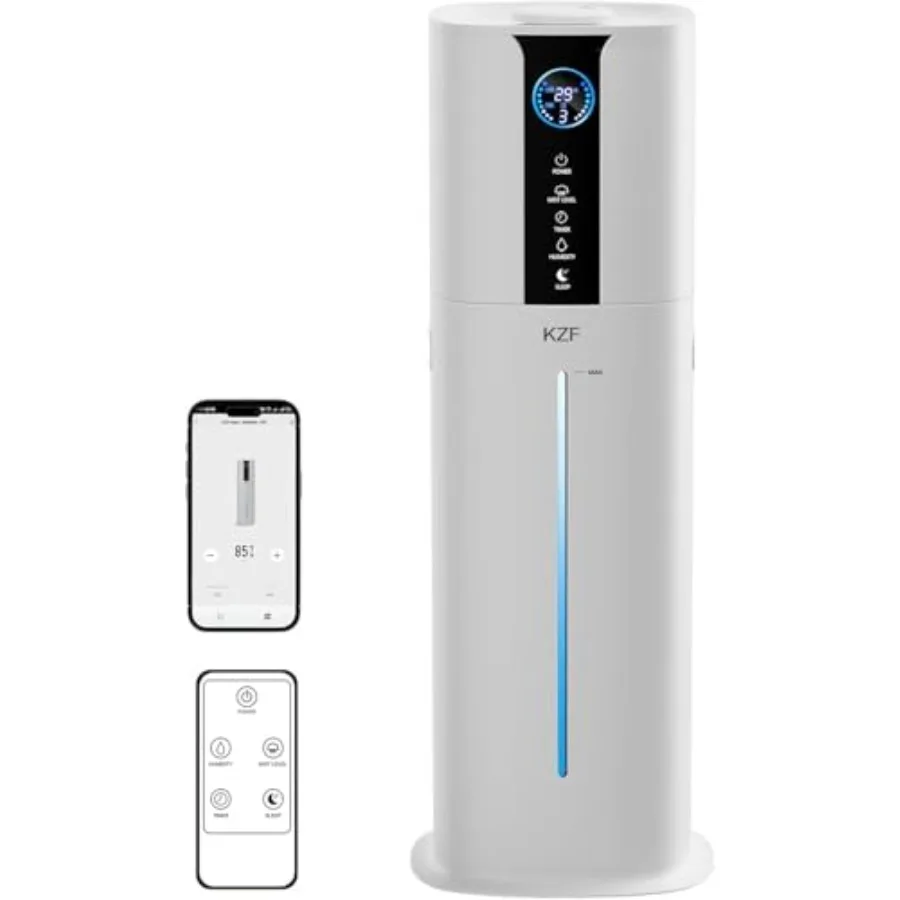 9L Smart Humidifiers for Bedroom Large Room, 2.3Gal Cool Mist Top Fill Diffuser App and Remote Control, 3 Mist Modes, Quiet Hum
9L Smart Humidifiers for Bedroom Large Room, 2.3Gal Cool Mist Top Fill Diffuser App and Remote Control, 3 Mist Modes, Quiet Hum