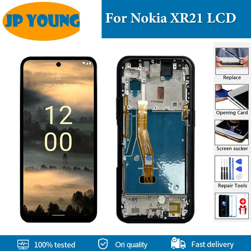 6,49 "оригинальный ЖК-дисплей для Nokia XR21, ЖК-дисплей, преобразователь сенсорного экрана в сборе для Nokia XR21, запасные части для ремонта экрана
6,49 "оригинальный ЖК-дисплей для Nokia XR21, ЖК-дисплей, преобразователь сенсорного экрана в сборе для Nokia XR21, запасные части для ремонта экрана