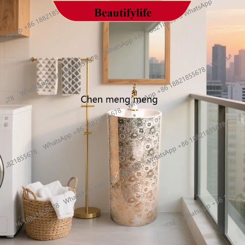 Bathroom column type washbasin Garden column basin Floor type outdoor, vertical washbasin
Bathroom column type washbasin Garden column basin Floor type outdoor, vertical washbasin