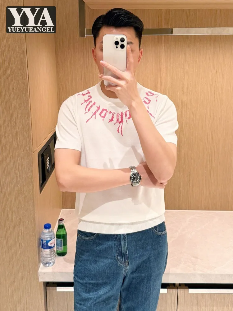 Fashion Vintage Style Mens Casual Knit Printed O Neck Slim Fit Summer Short Sleeve Pullover T Shirts Male Streetwear Tees Tops
Fashion Vintage Style Mens Casual Knit Printed O Neck Slim Fit Summer Short Sleeve Pullover T Shirts Male Streetwear Tees Tops