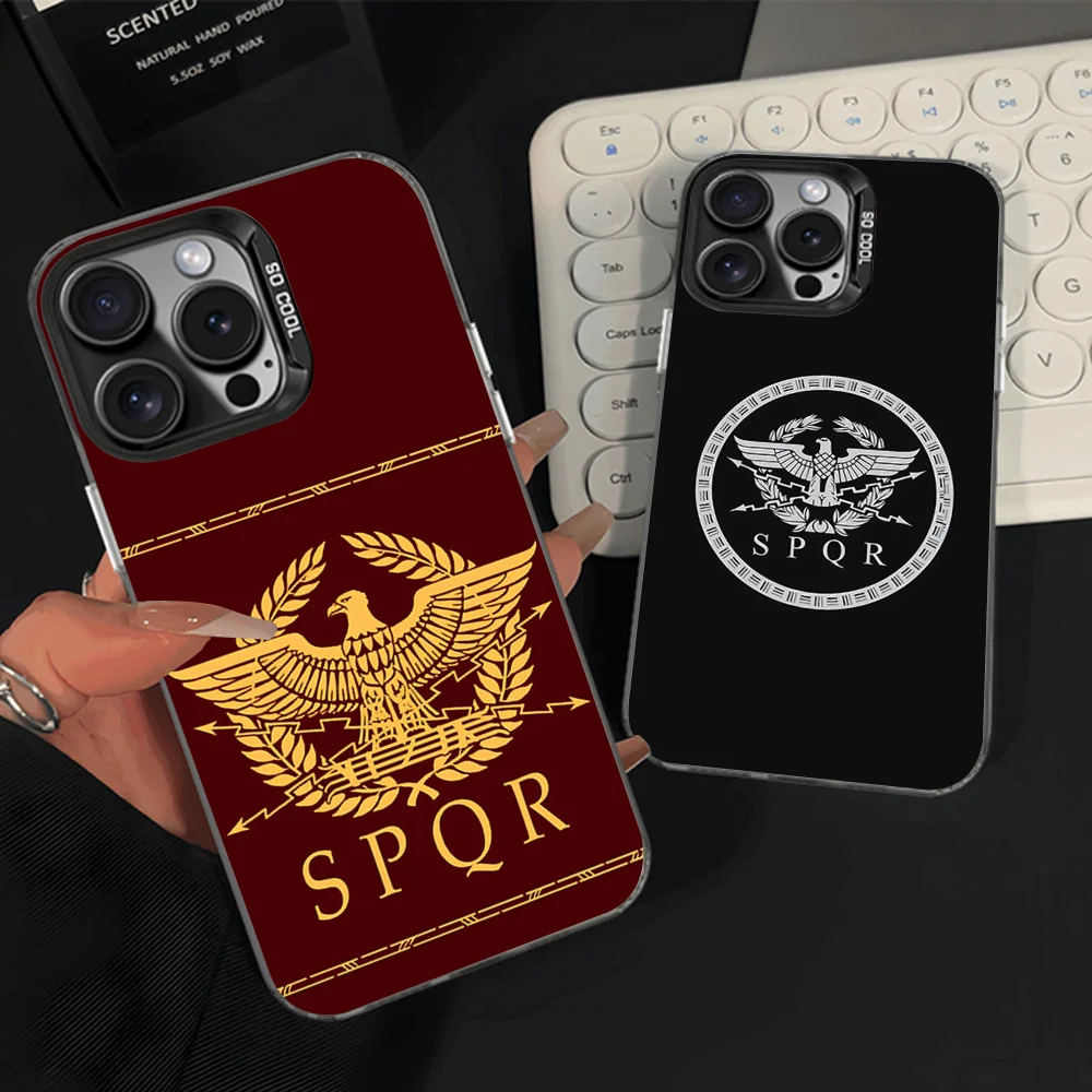 The Roman Empire Emblem SPQR Phone Case For iPhone 16,15,14,13,12,11,Pro,Max,Plus,Mini,XS,SE Anti Fall Black Matte Hard Bumper
The Roman Empire Emblem SPQR Phone Case For iPhone 16,15,14,13,12,11,Pro,Max,Plus,Mini,XS,SE Anti Fall Black Matte Hard Bumper