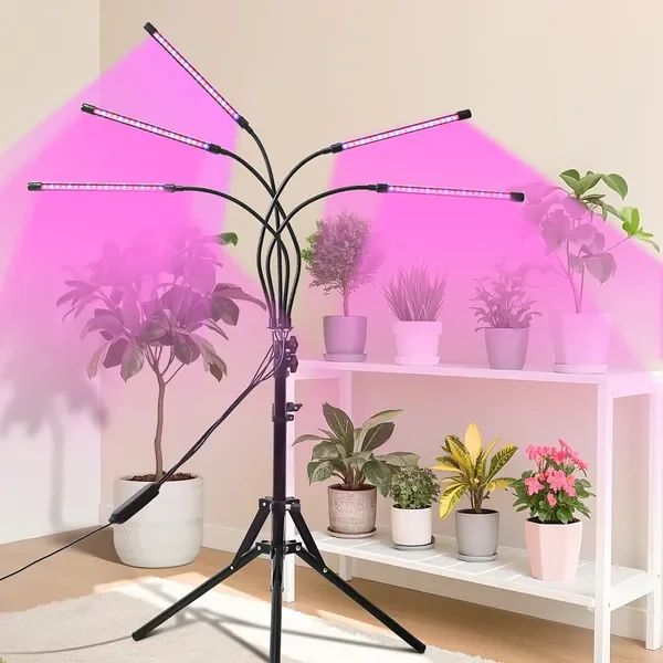 Full Spectrum Indoor Plant Grow Light with Adjustable Stand – 80 LEDs Floor Plant Lamp, 5 Dimming
Full Spectrum Indoor Plant Grow Light with Adjustable Stand – 80 LEDs Floor Plant Lamp, 5 Dimming