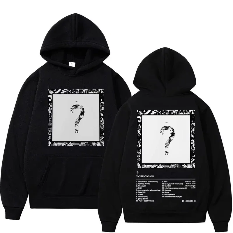 Rapper xxx music album printed hoodies men women fashion vintage hooded sweatshirts winter street trend hip hop pullovers tops
Rapper xxx music album printed hoodies men women fashion vintage hooded sweatshirts winter street trend hip hop pullovers tops