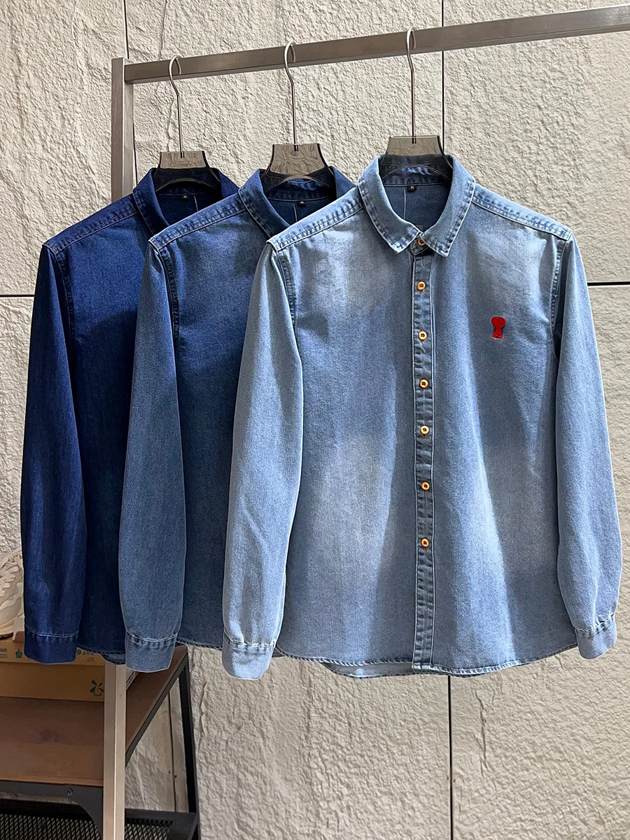 Washed Vintage Denim Shirt Jacket Casual Loose Fit Collar for Men And Women Spring Autumn Versatile Comfortable Breathable
Washed Vintage Denim Shirt Jacket Casual Loose Fit Collar for Men And Women Spring Autumn Versatile Comfortable Breathable