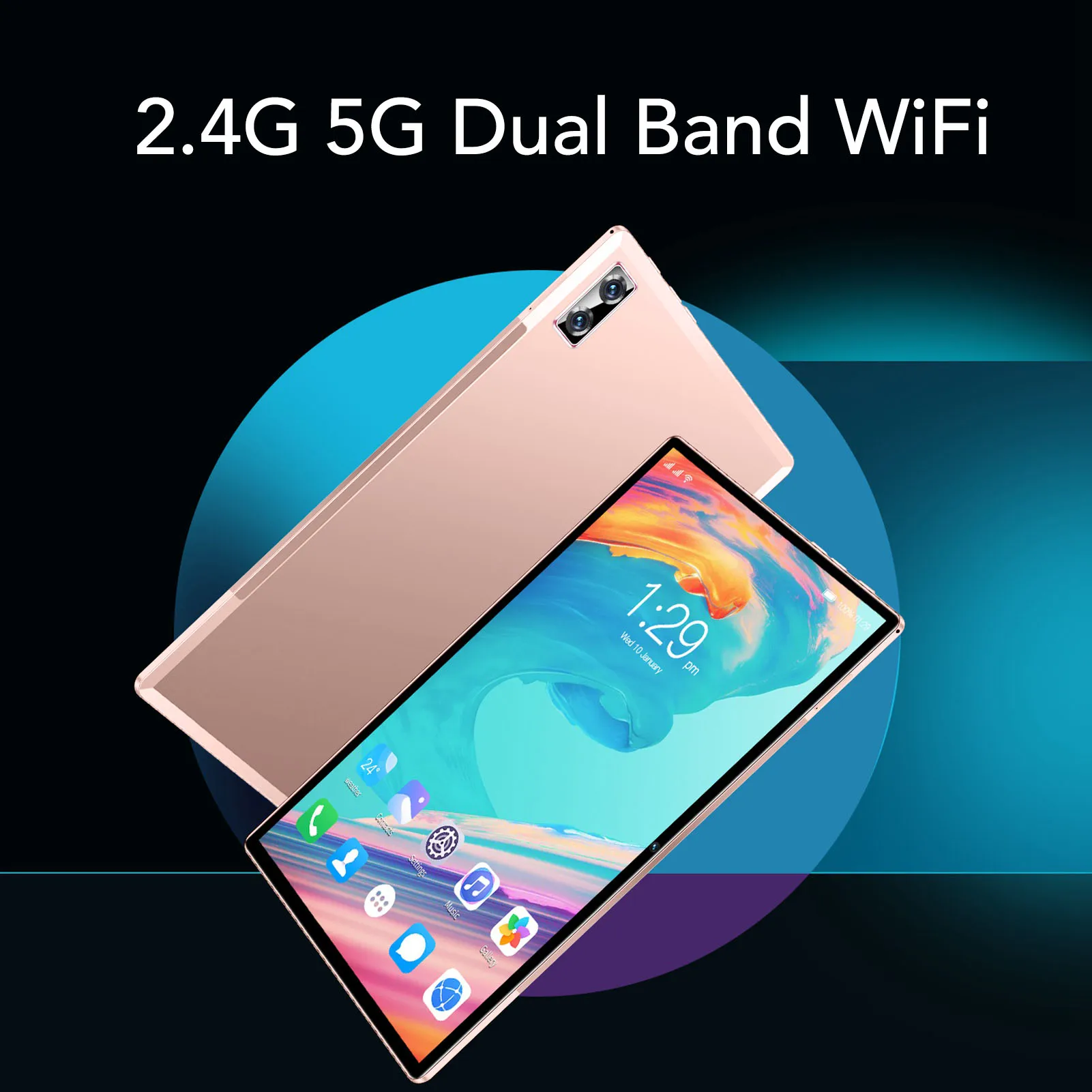 10.1 Inch Tablet 10.1 Inch Tablet Octa CPU 8GB 256GB ROM 4G LTE 5G WiFi Tablet with Keyboard Case for Android 12 Golden
10.1 Inch Tablet 10.1 Inch Tablet Octa CPU 8GB 256GB ROM 4G LTE 5G WiFi Tablet with Keyboard Case for Android 12 Golden
