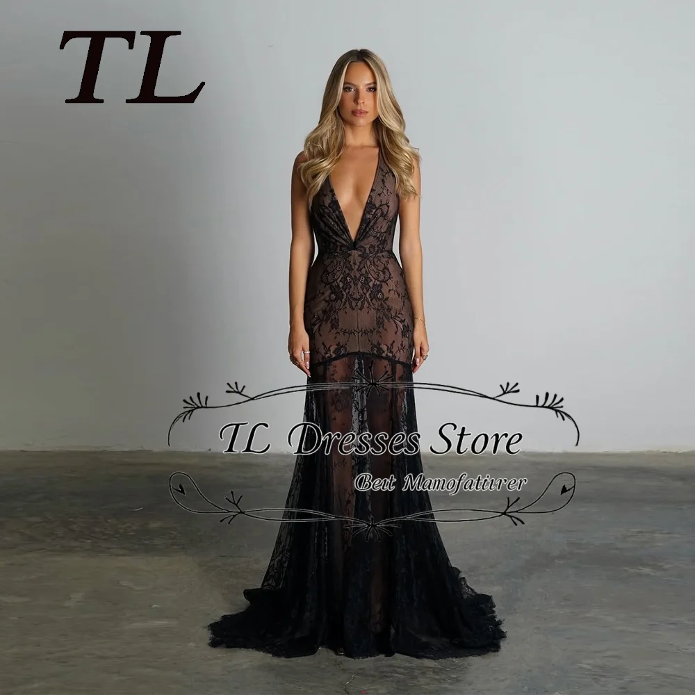 TL Elegant Black Mermaid Prom Dress V-Neck Black Delicate Lace Appiques Evening Dresses Deep V Neck Party Gown Customized 2026
TL Elegant Black Mermaid Prom Dress V-Neck Black Delicate Lace Appiques Evening Dresses Deep V Neck Party Gown Customized 2026