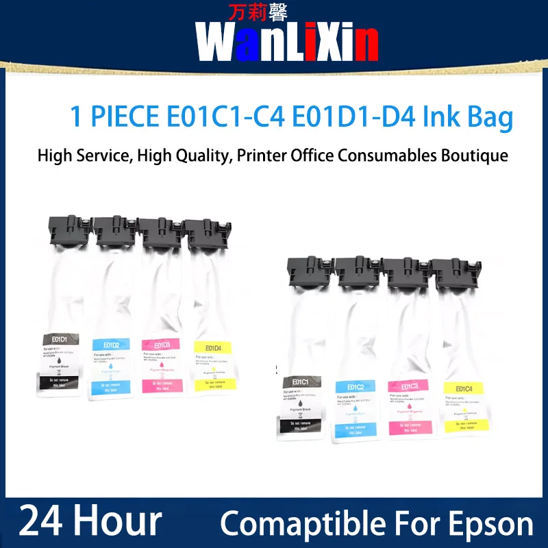 1 PIECE E01C1-C4 E01D1-D4 Ink Bag Compatible For Eposn WF-C529R C579R
1 PIECE E01C1-C4 E01D1-D4 Ink Bag Compatible For Eposn WF-C529R C579R