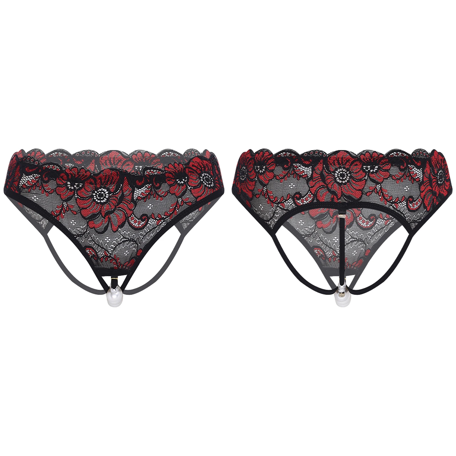 Женское кружевное белье с цветочным узором, трусики-стринги с имитацией жемчуга, сексуальные трусики с открытым задом для парной ночной одежды
Женское кружевное белье с цветочным узором, трусики-стринги с имитацией жемчуга, сексуальные трусики с открытым задом для парной ночной одежды