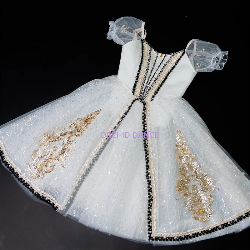 Elegant Custom Size Kids Girls Women Adults Dance Performance Wear Long Costumes Cream White Romantic Ballet Tutu Dress
Elegant Custom Size Kids Girls Women Adults Dance Performance Wear Long Costumes Cream White Romantic Ballet Tutu Dress