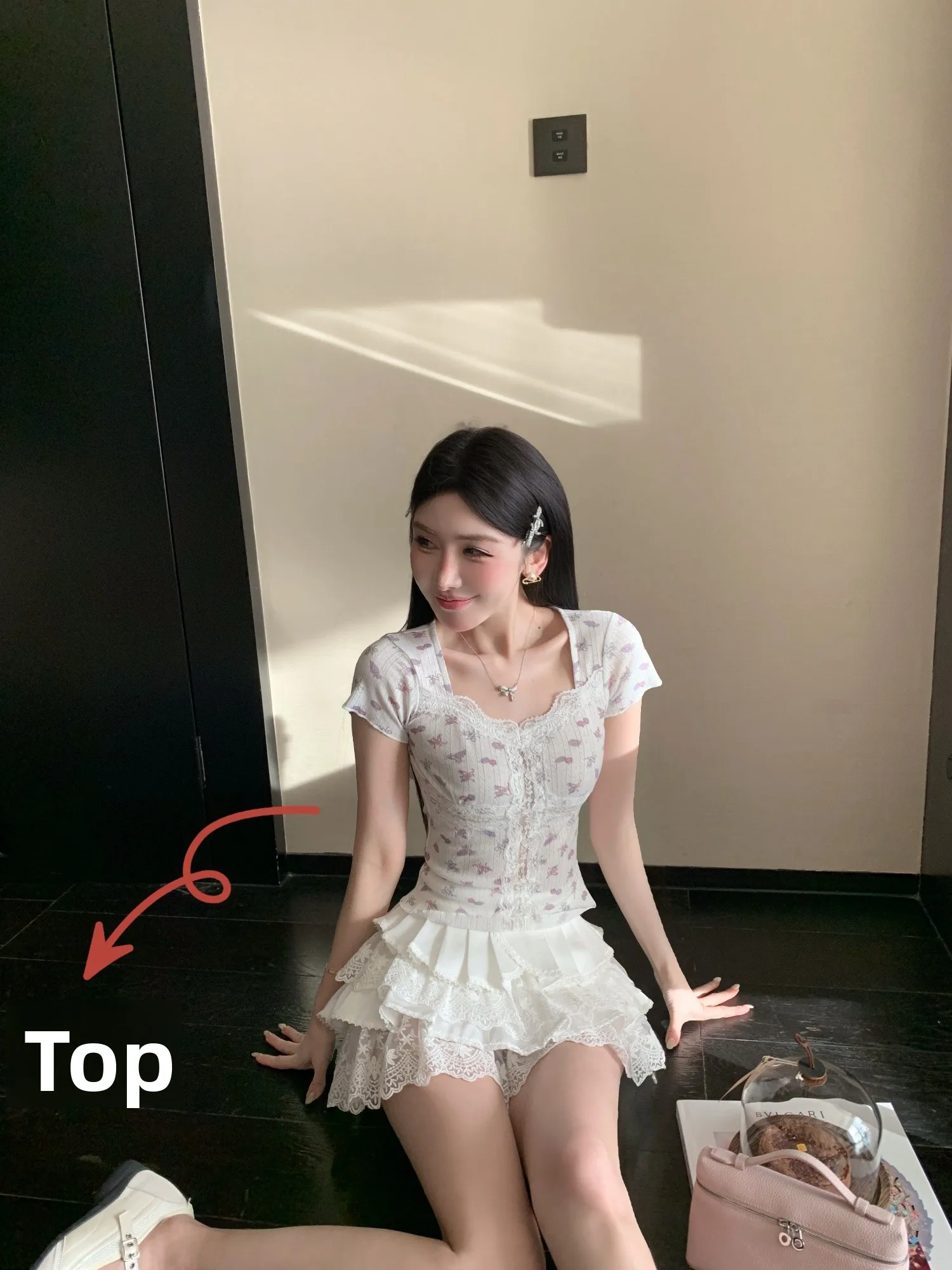 Sweet Sister Style Square Collar T-Shirt Lace Splicing Slim Short Sleeve Women's Top Breathable Polyester Summer Casual Wear
Sweet Sister Style Square Collar T-Shirt Lace Splicing Slim Short Sleeve Women's Top Breathable Polyester Summer Casual Wear