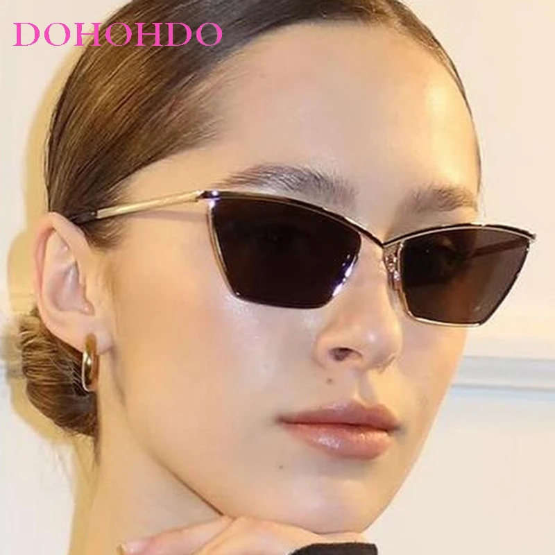 Trendy Vintage Small Cat Eye Metal Frame Women Men Sunglasses New Fashion Luxury Designer Sunglasses Travel Driving Shades UV400
Trendy Vintage Small Cat Eye Metal Frame Women Men Sunglasses New Fashion Luxury Designer Sunglasses Travel Driving Shades UV400