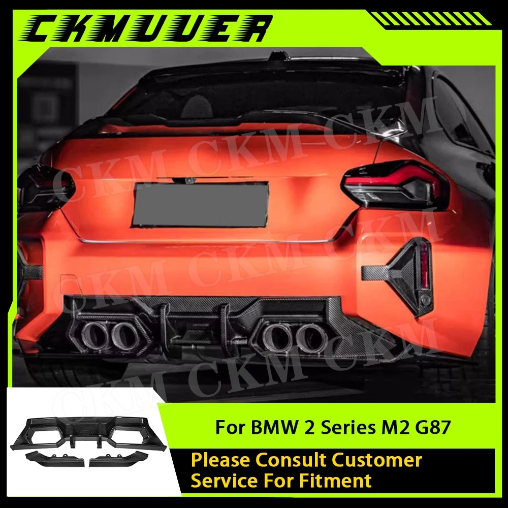 CKMUUER сухой задний диффузор из углеродного волокна, разветвители Canard для BMW 2 серии M2 G87 2023 + комплекты кузова, задние клапаны, фартук, автомобильные аксессуары
CKMUUER сухой задний диффузор из углеродного волокна, разветвители Canard для BMW 2 серии M2 G87 2023 + комплекты кузова, задние клапаны, фартук, автомобильные аксессуары