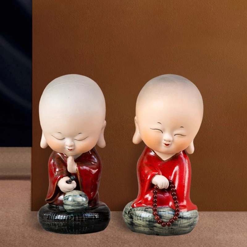 XL Cute Shaking Head Calm Little Monk Figurine Ceramic Creative Ornament Living Room Home Desktop Decoration
XL Cute Shaking Head Calm Little Monk Figurine Ceramic Creative Ornament Living Room Home Desktop Decoration