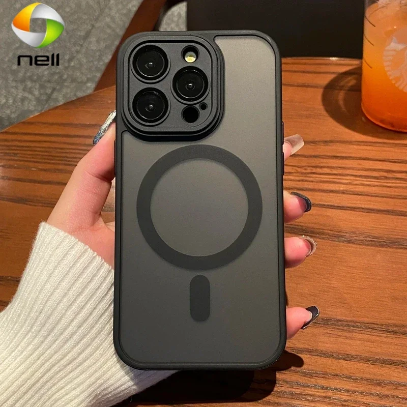 Роскошный матовый противоударный чехол для телефона для iPhone 11, 12, 13, 14, 15, 16, Pro Max Plus Magsafe, магнитные чехлы с беспроводной зарядкой
Роскошный матовый противоударный чехол для телефона для iPhone 11, 12, 13, 14, 15, 16, Pro Max Plus Magsafe, магнитные чехлы с беспроводной зарядкой