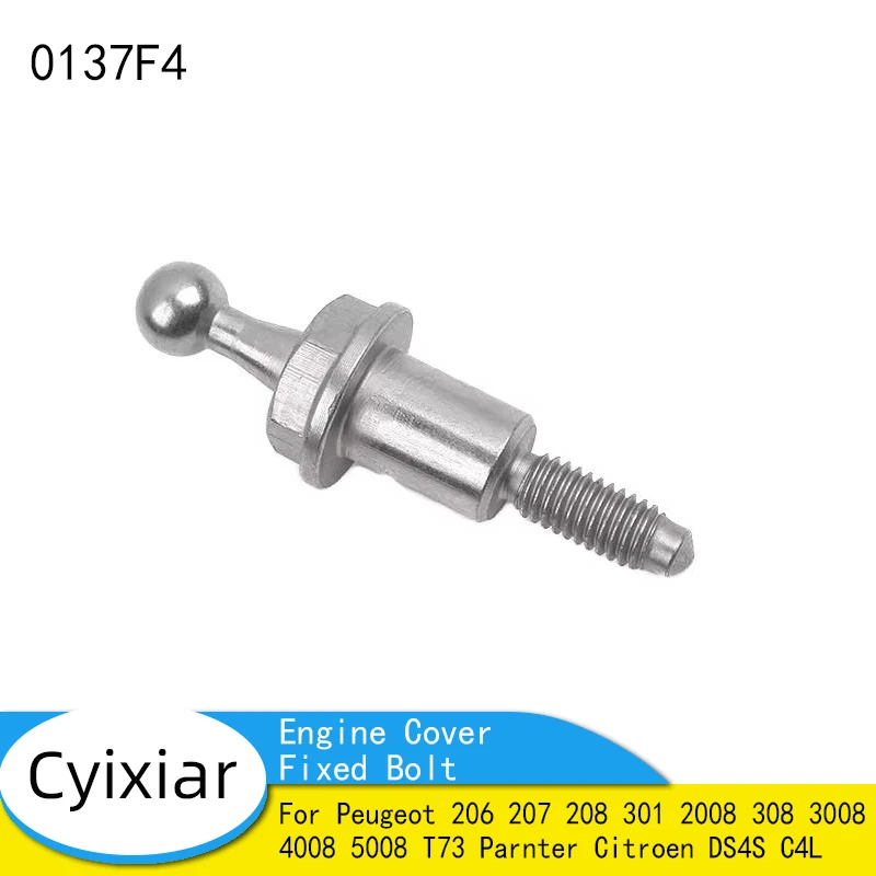 Фиксированный болт крышки двигателя 0137F4 для Peugeot 206 207 208 301 2008 308 3008 4008 5008 T73 Parnter Citroen DS4S C4L
Фиксированный болт крышки двигателя 0137F4 для Peugeot 206 207 208 301 2008 308 3008 4008 5008 T73 Parnter Citroen DS4S C4L