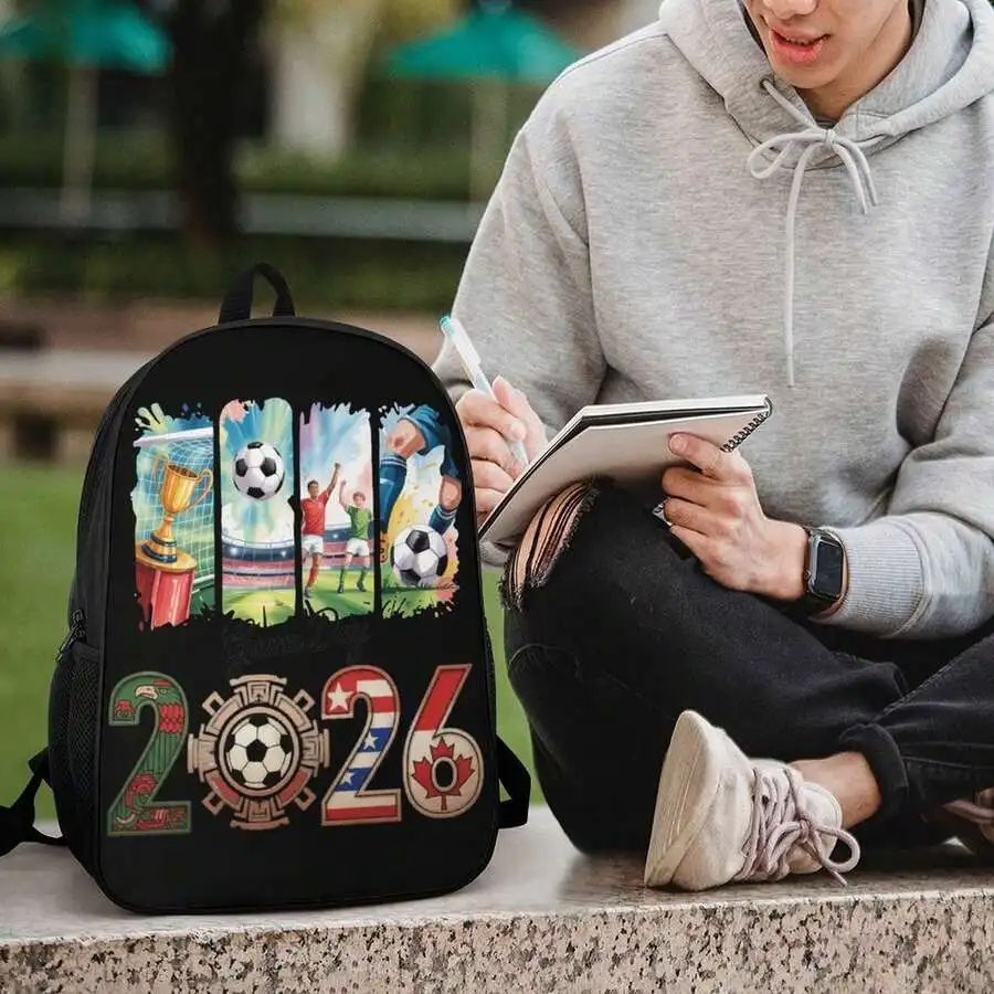 2026 Soccer Backpack For Adults, Black With Print, Large Capacity Travel Bag
2026 Soccer Backpack For Adults, Black With Print, Large Capacity Travel Bag