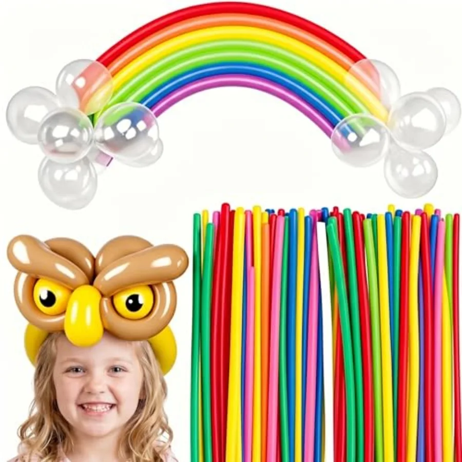 400PCS 260 Balloons, Assorted Color Long Skinny Twisting Animal Balloons for Animal Garland Modeling Tying Latex Balloon Arch W
400PCS 260 Balloons, Assorted Color Long Skinny Twisting Animal Balloons for Animal Garland Modeling Tying Latex Balloon Arch W