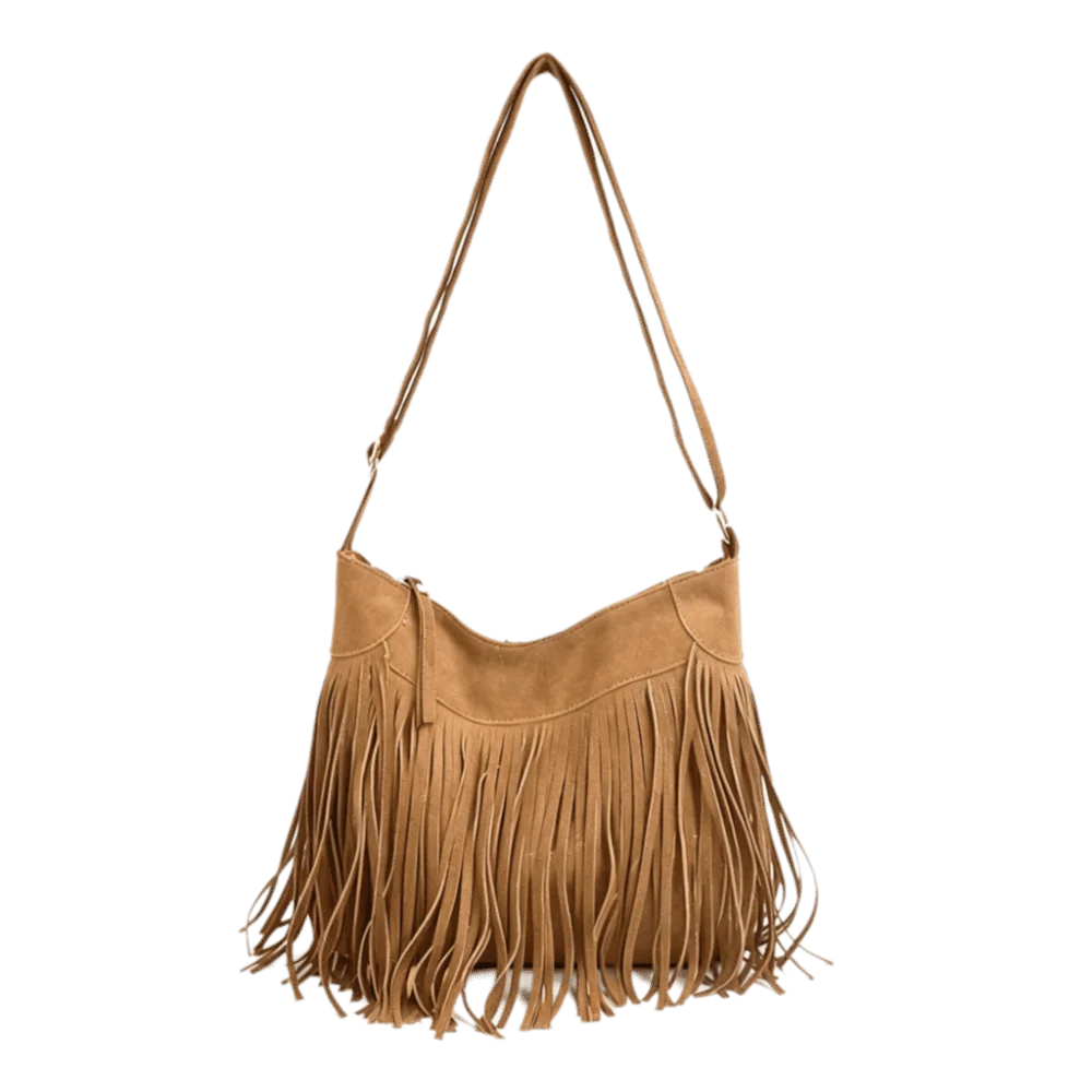 New Retro Bohemian Tassel Crossbody Bag Matte Large Capacity Faux Suede Shoulder Bag Solid Color Polyester Messenger Bag Women
New Retro Bohemian Tassel Crossbody Bag Matte Large Capacity Faux Suede Shoulder Bag Solid Color Polyester Messenger Bag Women