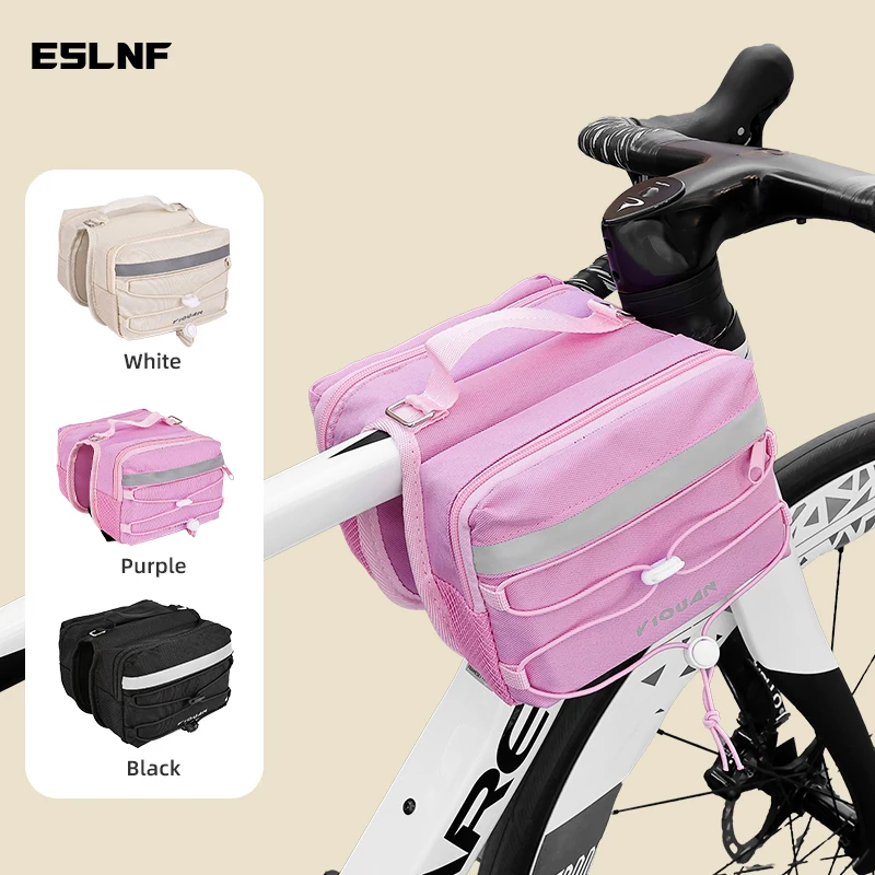 Mountain Bike Top Tube Bag Double Pannier Front Frame Pack Cycling Bike Accessories Bicycle Storage Organizer
Mountain Bike Top Tube Bag Double Pannier Front Frame Pack Cycling Bike Accessories Bicycle Storage Organizer