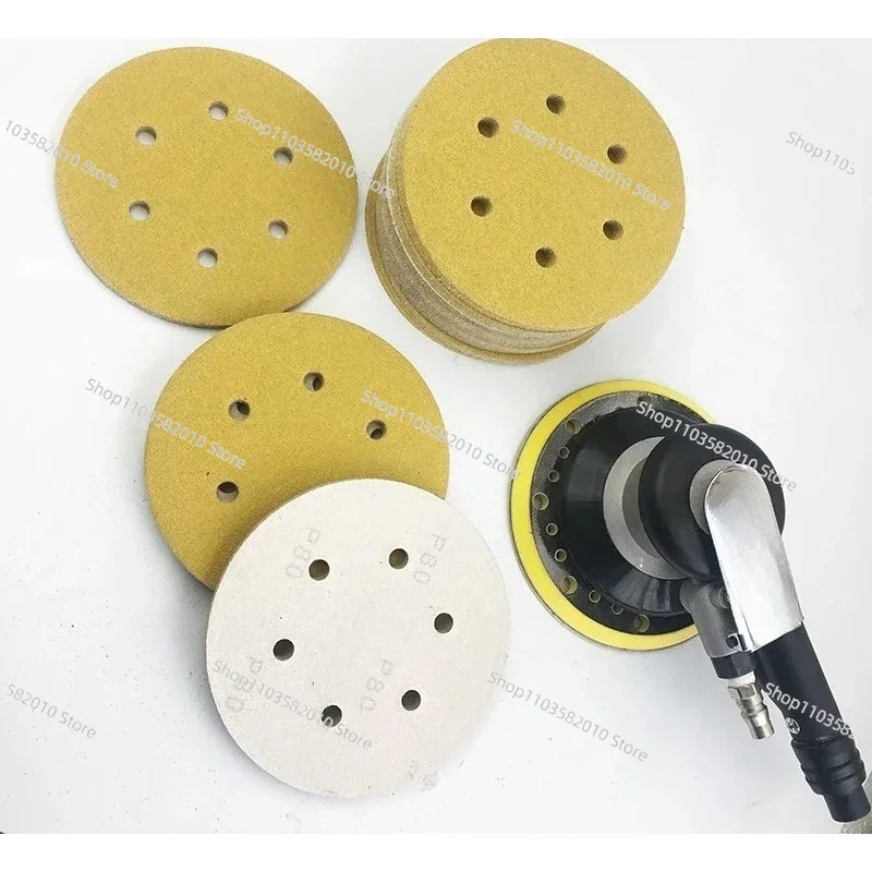6-Inch 6-Hole Self-Adhesive Flocking Sanding Discs, Dry Sandpaper for Pneumatic Polishing (100 Sheets)
6-Inch 6-Hole Self-Adhesive Flocking Sanding Discs, Dry Sandpaper for Pneumatic Polishing (100 Sheets)