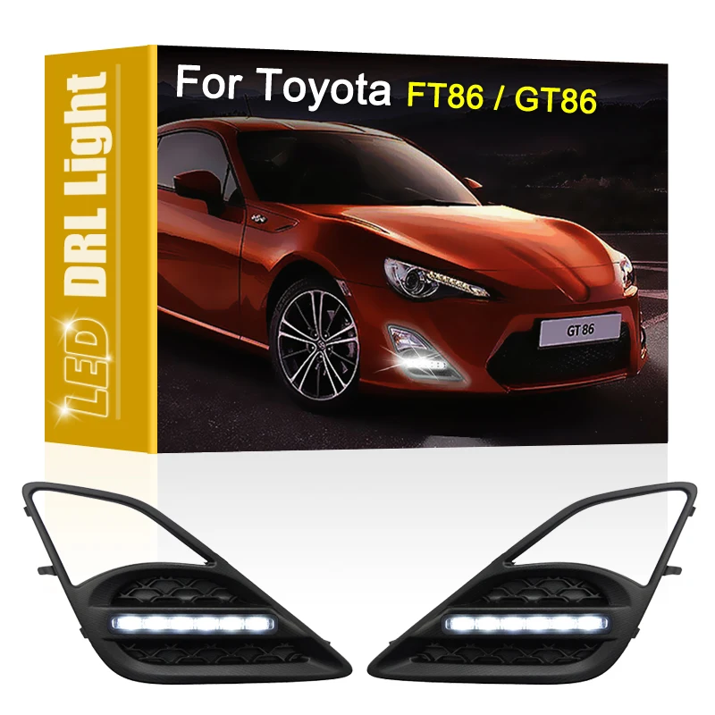 2Pcs Waterproof White Front Bumper DRL Lamp Assembly LED Daytime Running Light For Toyota FT86 GT86 2013 2014 2015 2016
2Pcs Waterproof White Front Bumper DRL Lamp Assembly LED Daytime Running Light For Toyota FT86 GT86 2013 2014 2015 2016