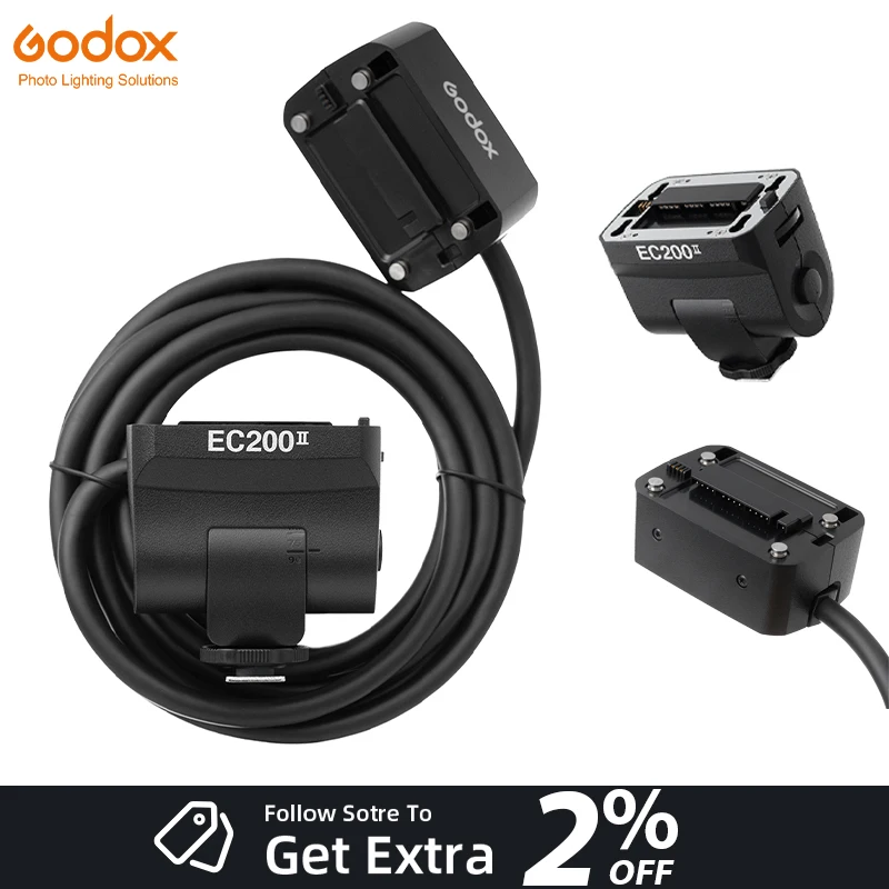 GODOX EC200II Extension Cable AD200 PRO II Lamp Head Extension Cable For AD200PROII AD200PRO II
GODOX EC200II Extension Cable AD200 PRO II Lamp Head Extension Cable For AD200PROII AD200PRO II