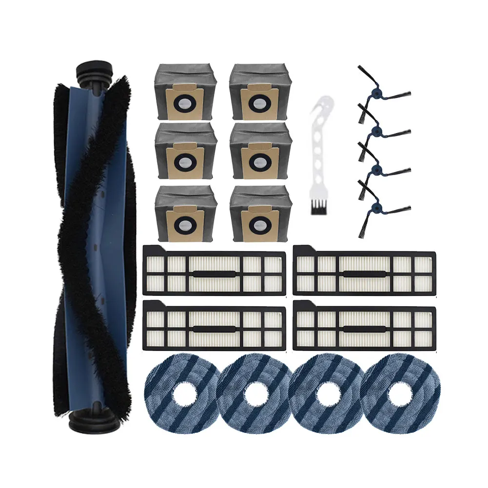 For Eufy For Omni X10 Vacuum Cleaner Parts Kit 1 Main Brush 6 Dust Bags 4 Side Brushes 4 Filters 4 Cleaning Wipes 1 Brush
For Eufy For Omni X10 Vacuum Cleaner Parts Kit 1 Main Brush 6 Dust Bags 4 Side Brushes 4 Filters 4 Cleaning Wipes 1 Brush
