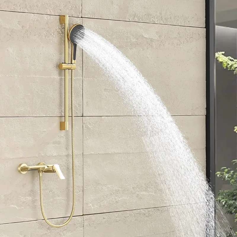 Wall Mounted Bathroom Shower Faucet set Brass Waterfall Styel Black Chrome Bathtub Shower Faucet Set With Slide Bar
Wall Mounted Bathroom Shower Faucet set Brass Waterfall Styel Black Chrome Bathtub Shower Faucet Set With Slide Bar