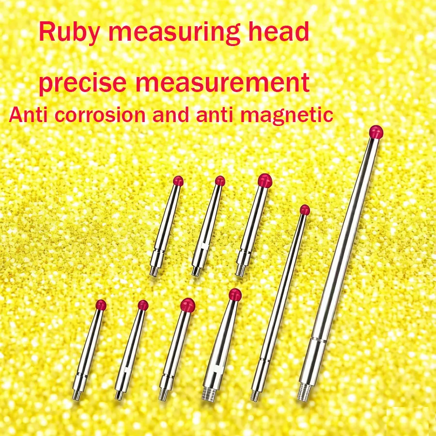 Ruby measuring head, lever, dial gauge, probe, calibration gauge, needle, micrometer gauge, M1.6, accessories 2.0
Ruby measuring head, lever, dial gauge, probe, calibration gauge, needle, micrometer gauge, M1.6, accessories 2.0