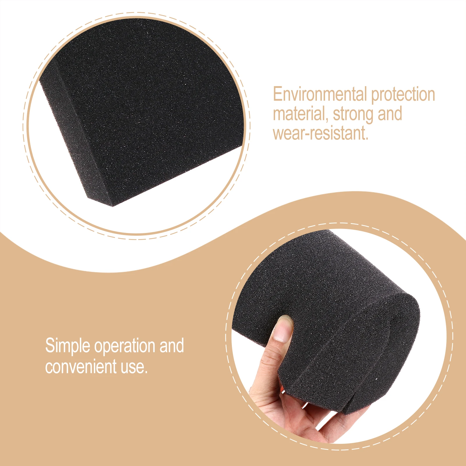 2Pcs Wash Block Absorbent Black Auto Cleaning Sponge For Car Paint Washing Sponge Durable Efficient Tool
2Pcs Wash Block Absorbent Black Auto Cleaning Sponge For Car Paint Washing Sponge Durable Efficient Tool
