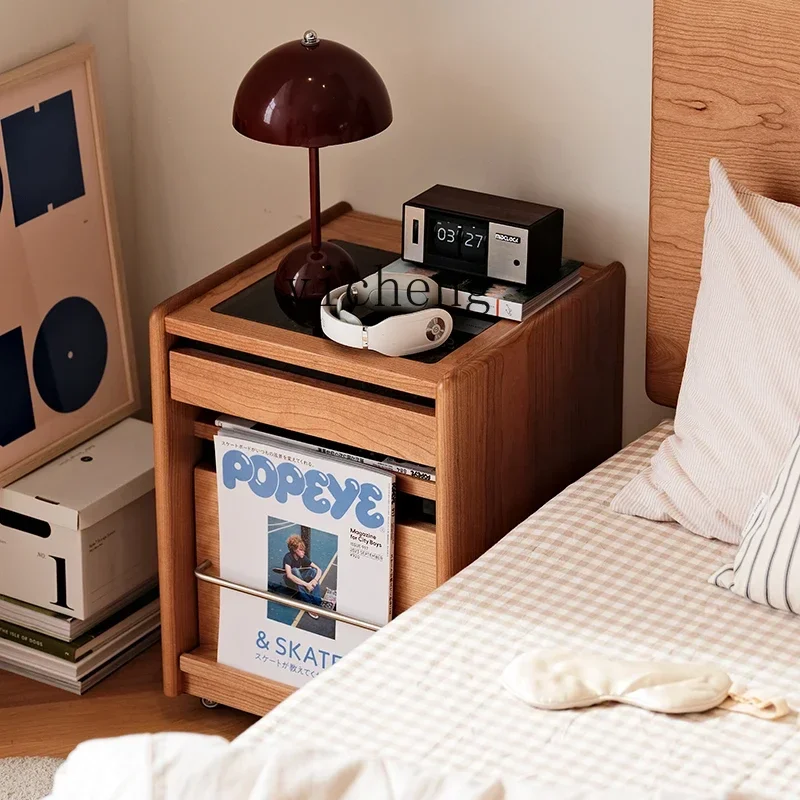 Bedside Table Narrow Bedside Small Cherrywood Furniture Removable Storage Cabinet
Bedside Table Narrow Bedside Small Cherrywood Furniture Removable Storage Cabinet