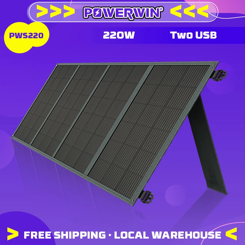 Солнечная панель PWS220 220 Вт POWERWIN RV, эффективная складная конструкция 24%, быстрая зарядка, подходит для удаленного срока службы
Солнечная панель PWS220 220 Вт POWERWIN RV, эффективная складная конструкция 24%, быстрая зарядка, подходит для удаленного срока службы