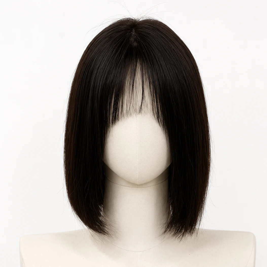 Short Bob Wigs with Bangs Malaysian Straight Silk Base Full Lace Human Hair Wigs 150% Density 6x6 in Silk Top Full Lace Wigs Bob
Short Bob Wigs with Bangs Malaysian Straight Silk Base Full Lace Human Hair Wigs 150% Density 6x6 in Silk Top Full Lace Wigs Bob