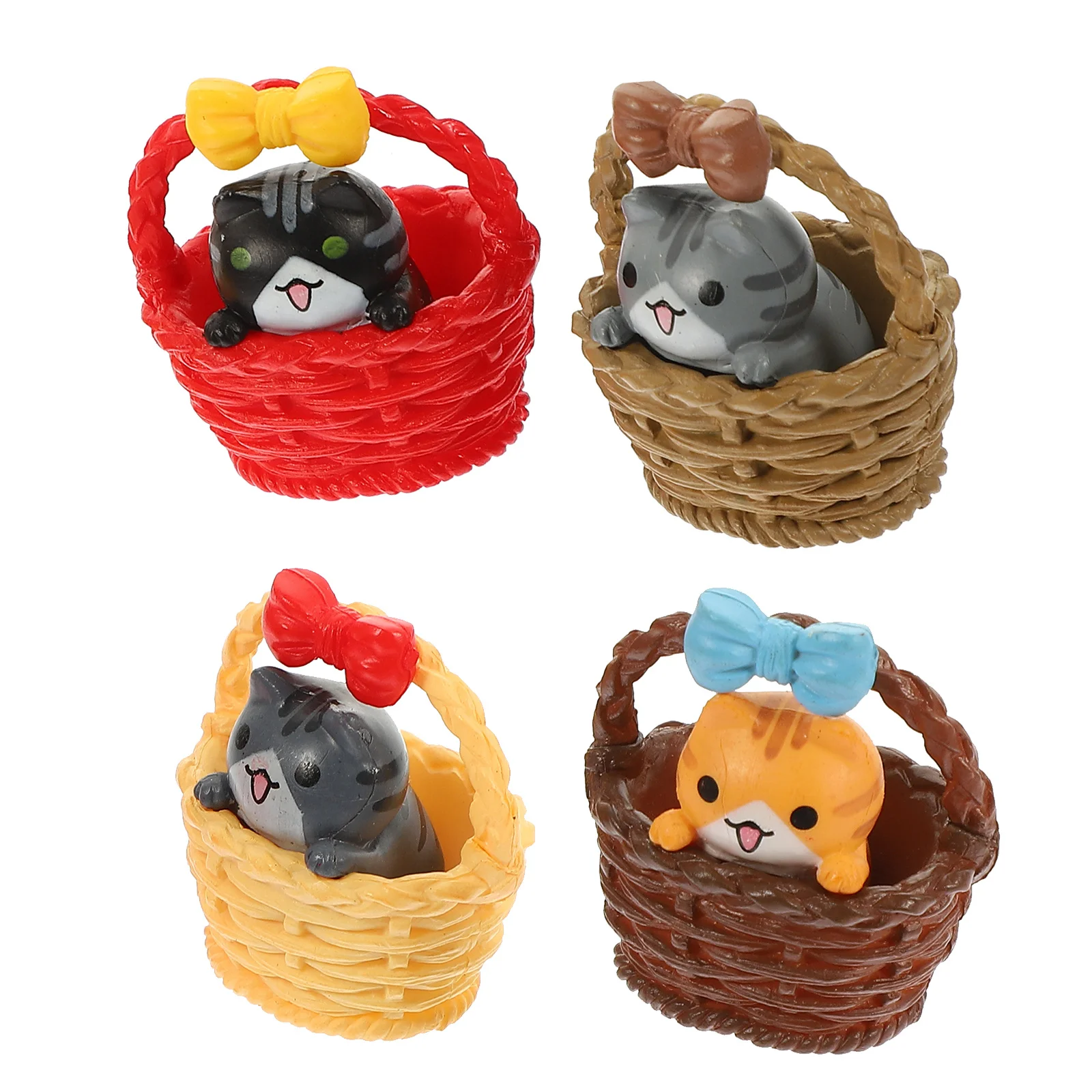 4Pcs Mini Cartoon Cat Ornaments Creative Kitten Desktop Decoration Small Cat Micro Landscape Layout Props Cute Decor
4Pcs Mini Cartoon Cat Ornaments Creative Kitten Desktop Decoration Small Cat Micro Landscape Layout Props Cute Decor