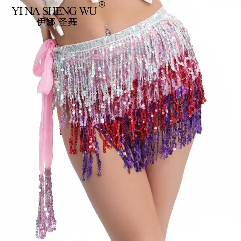 Сексуальный женский хип-шарф для латинских танцев, 4-слойный разноцветный пояс с блестками и кисточками, пояс для танцевальной практики, хип-шарф, поясная цепочка
Сексуальный женский хип-шарф для латинских танцев, 4-слойный разноцветный пояс с блестками и кисточками, пояс для танцевальной практики, хип-шарф, поясная цепочка