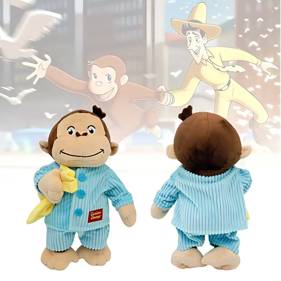 30CM Soft Blue Pajama Monkey Plush Doll With Big Smile And Banana In Hand Ideal For Nursery Decor And Toddler Birthday Present
30CM Soft Blue Pajama Monkey Plush Doll With Big Smile And Banana In Hand Ideal For Nursery Decor And Toddler Birthday Present