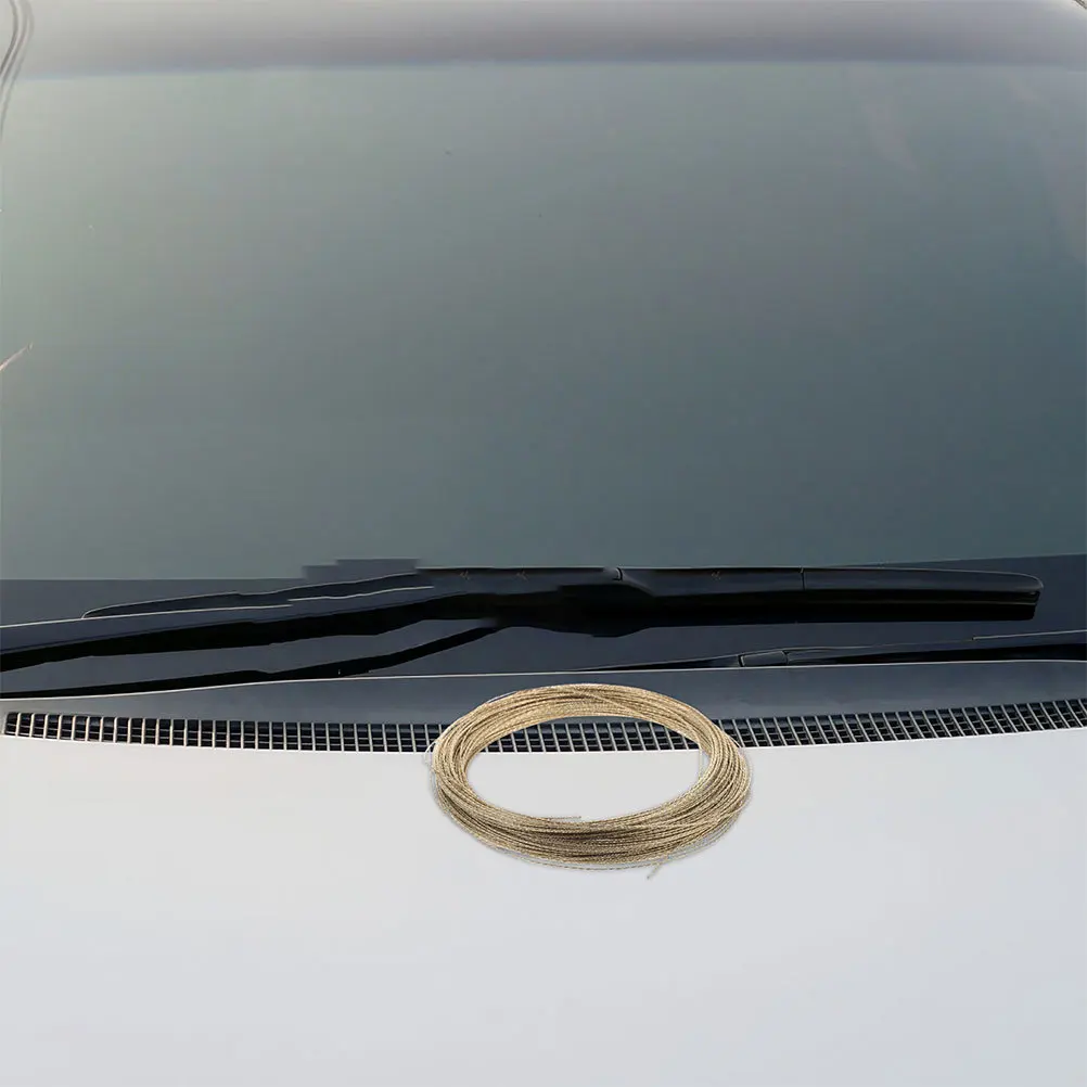 2Pcs Golden Steel Wire Windshield Removal Tool Kit for Car Auto Professional Window Cut Out Repairing Efficient Adhesive Cutting
2Pcs Golden Steel Wire Windshield Removal Tool Kit for Car Auto Professional Window Cut Out Repairing Efficient Adhesive Cutting