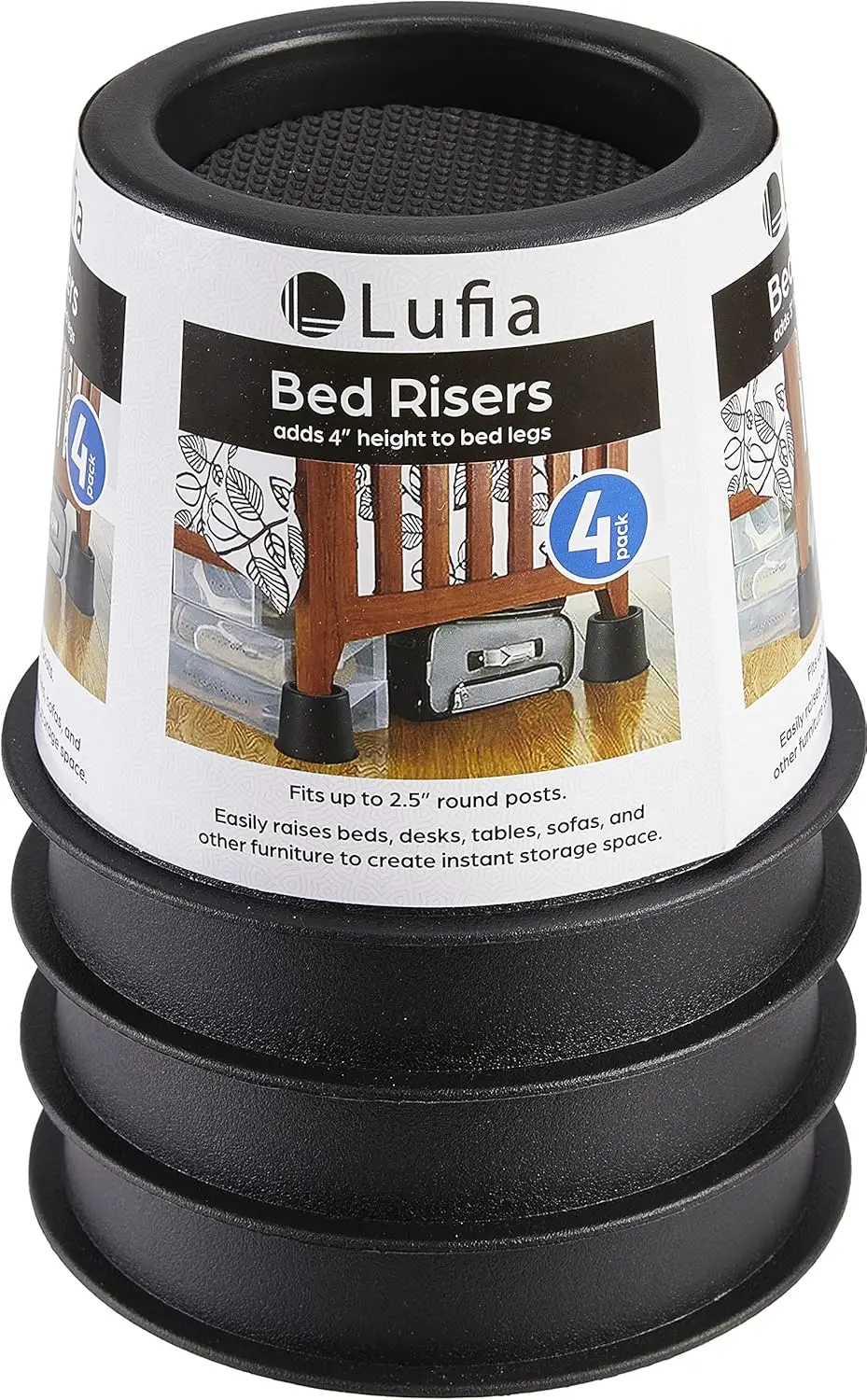 Bed Risers 4 H Heavy Duty, Bed Furniture Risers With Non-Slip Pad I For Bed, Sofa, Table, Chair Or Desk, Set Of 4
Bed Risers 4 H Heavy Duty, Bed Furniture Risers With Non-Slip Pad I For Bed, Sofa, Table, Chair Or Desk, Set Of 4