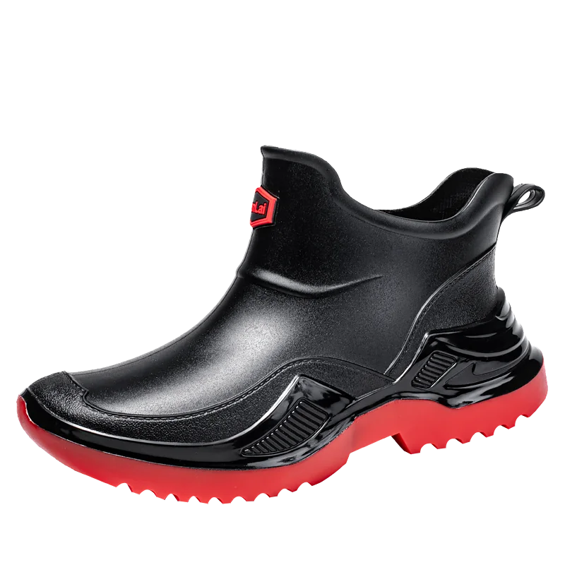 Men's rain boots, casual outdoor waterproof and anti-slip rain boots, chef's work water boots
Men's rain boots, casual outdoor waterproof and anti-slip rain boots, chef's work water boots