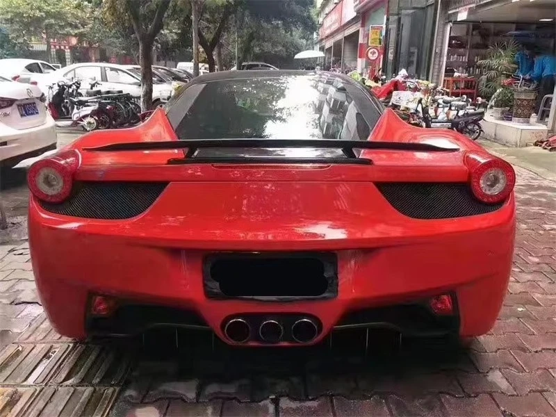 High Quality Carbon Fiber Rear Diffuser and Lip Kit, Suitable for Ferrari 458 V Upgraded Version
High Quality Carbon Fiber Rear Diffuser and Lip Kit, Suitable for Ferrari 458 V Upgraded Version
