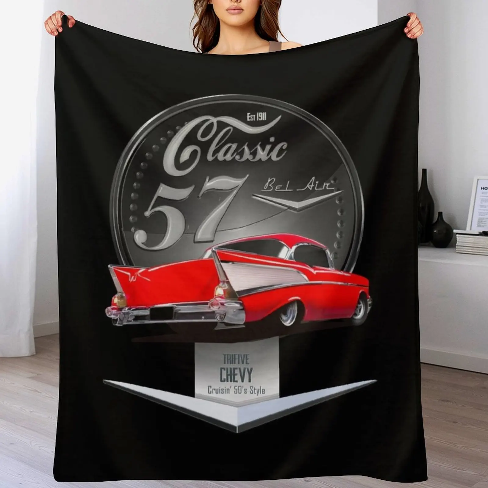 Trifive Chevy 57 Throw Blanket Air Conditioner Soft Blanket for Office Home
Trifive Chevy 57 Throw Blanket Air Conditioner Soft Blanket for Office Home