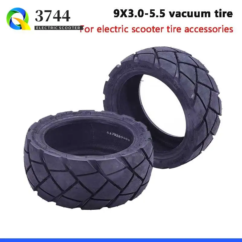Thick and wear-resistant 9-inch electric scooter driving tubeless tire 9x3.0-5.5 vacuum tire
Thick and wear-resistant 9-inch electric scooter driving tubeless tire 9x3.0-5.5 vacuum tire