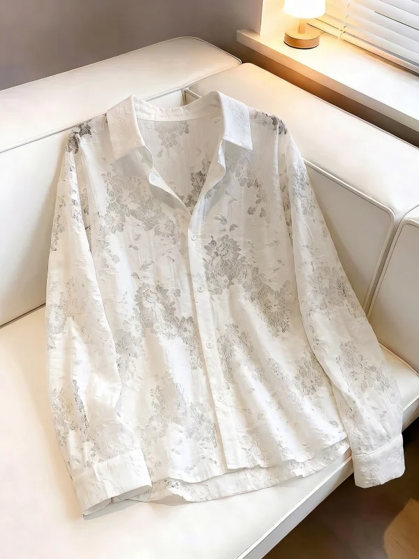 Lace Hollow out Women's Shirt Shoulder Length Sun Protection Outerwear Thin Style Korean Version Summer New plus Size Outfit
Lace Hollow out Women's Shirt Shoulder Length Sun Protection Outerwear Thin Style Korean Version Summer New plus Size Outfit