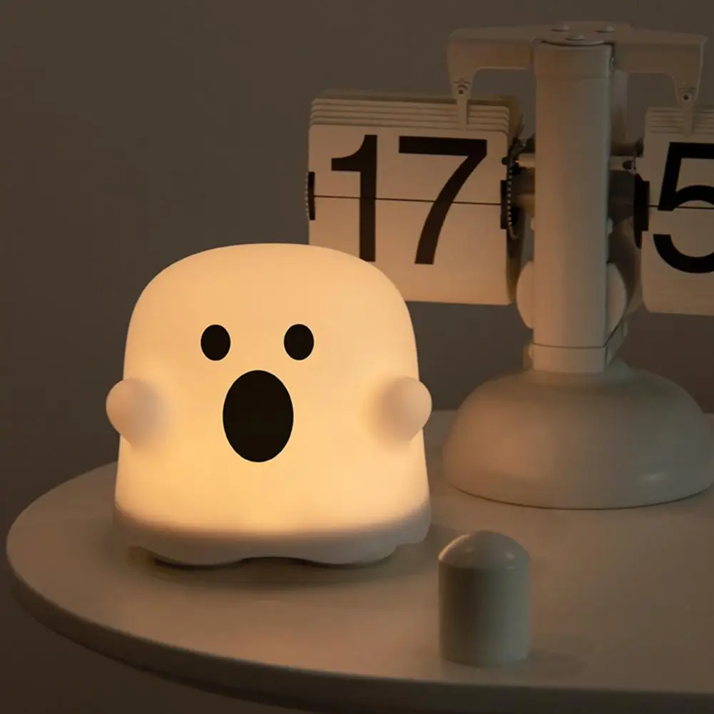 Ghost Night Light Spooky Halloween Night Light with Timer Function High Brightness Rechargeable Ghost Lamp for Desktop for A
Ghost Night Light Spooky Halloween Night Light with Timer Function High Brightness Rechargeable Ghost Lamp for Desktop for A
