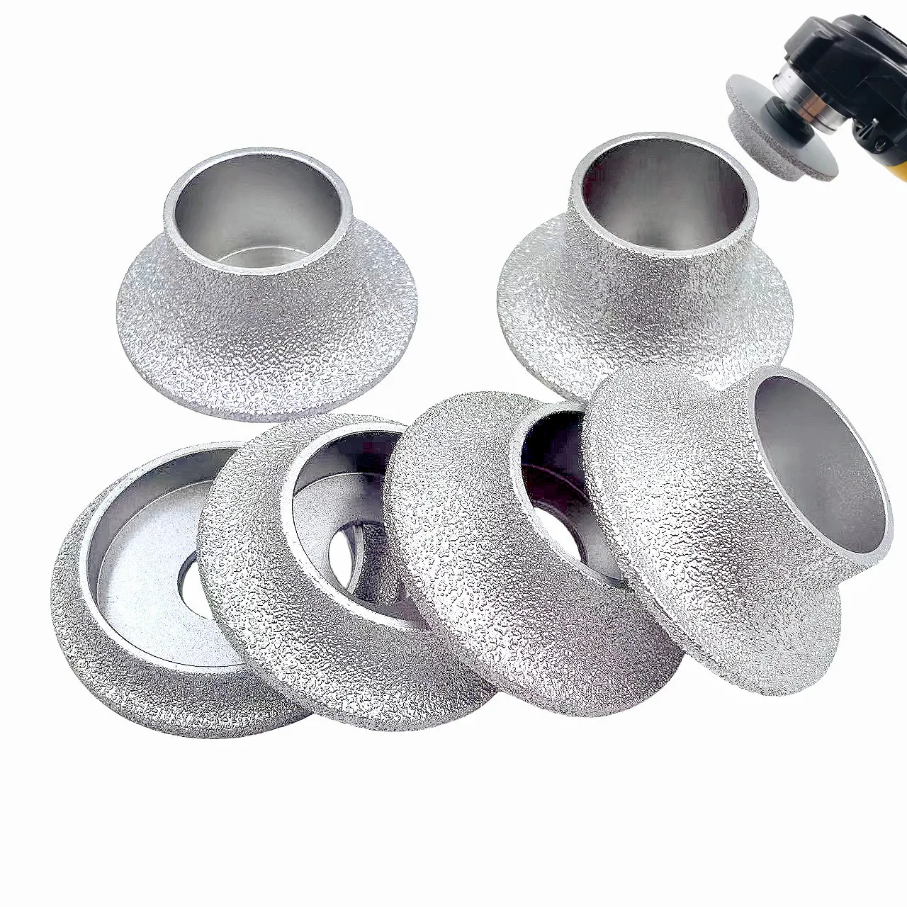 Brazed Diamond Angle Grinder Stone Grinding Wheel French Edge Marble Granite Tile Ceramic Trimming Grinding Disc
Brazed Diamond Angle Grinder Stone Grinding Wheel French Edge Marble Granite Tile Ceramic Trimming Grinding Disc