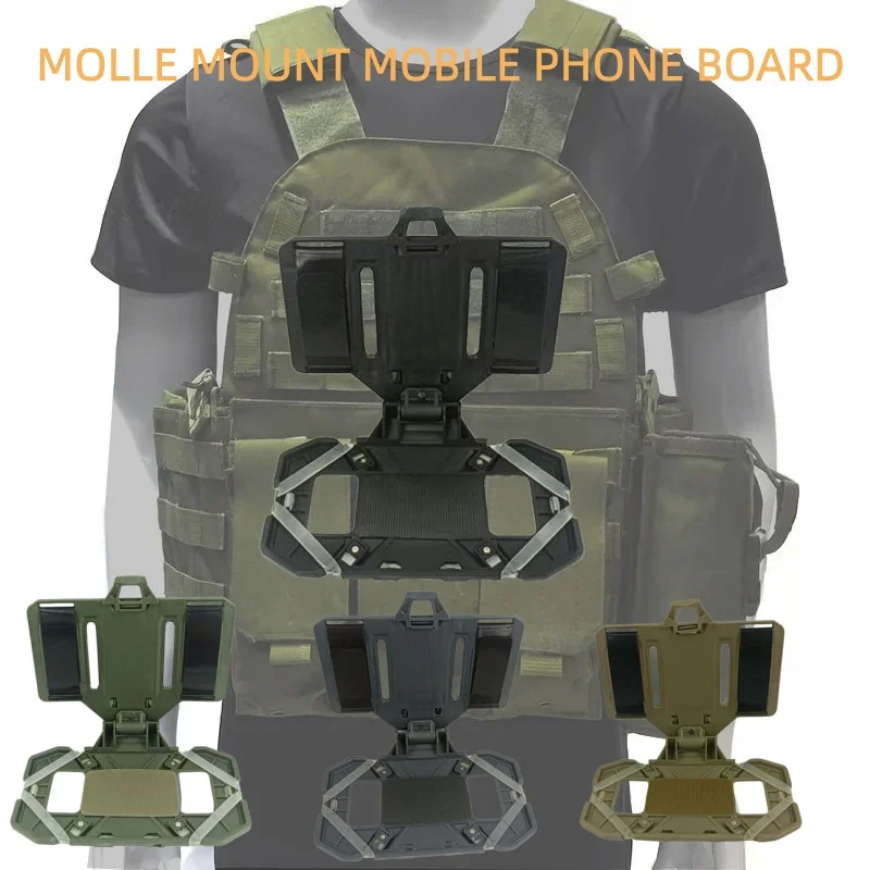 MOLLE Compatible Folding Phone Navigation Board Tactical Vest Accessory for Hunting Airsoft
MOLLE Compatible Folding Phone Navigation Board Tactical Vest Accessory for Hunting Airsoft