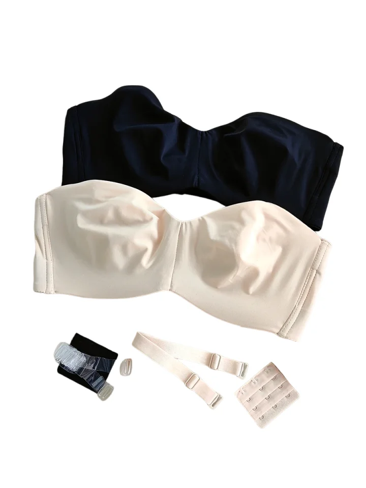 KUCLUT Large lingerie ultra-thin half-cup bra non-slip bustier type large breasts show small underwear with strapless dresses
KUCLUT Large lingerie ultra-thin half-cup bra non-slip bustier type large breasts show small underwear with strapless dresses