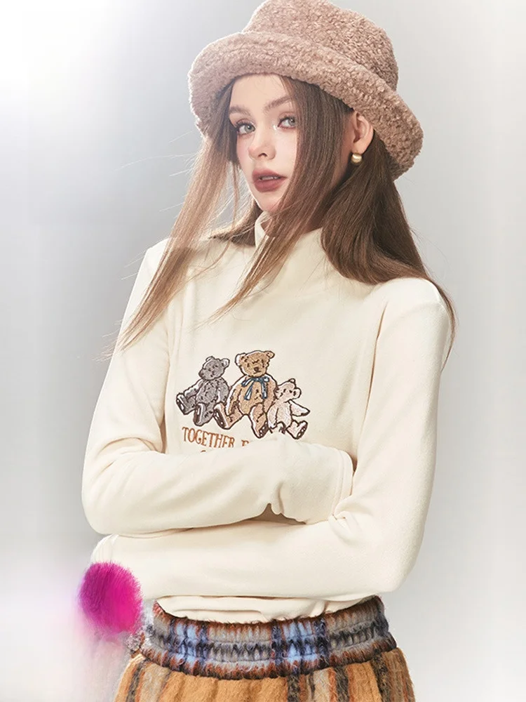 Женская длинная футболка-свек с высоким воротником на подкладке, зимняя облегающая футболка с базовым слоем, повседневный топ из смеси полиэстера и спандекса
Женская длинная футболка-свек с высоким воротником на подкладке, зимняя облегающая футболка с базовым слоем, повседневный топ из смеси полиэстера и спандекса