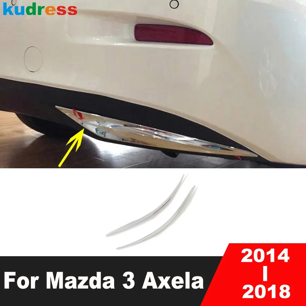 Накладка на задний угловой бампер для Mazda 3 Axela 2014 2015 2016 2017 2018, хромированная накладка на заднюю противотуманную фару автомобиля, аксессуары
Накладка на задний угловой бампер для Mazda 3 Axela 2014 2015 2016 2017 2018, хромированная накладка на заднюю противотуманную фару автомобиля, аксессуары