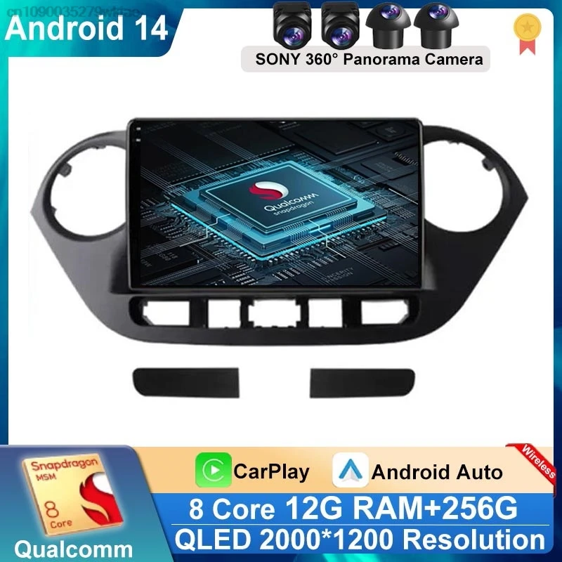 9" Car Radio For Hyundai Grand i10 i 10 2013 2014 2015 2016 2017 2018 Android 14 Carplay Auto Multimidia Video Player Head Unit
9" Car Radio For Hyundai Grand i10 i 10 2013 2014 2015 2016 2017 2018 Android 14 Carplay Auto Multimidia Video Player Head Unit